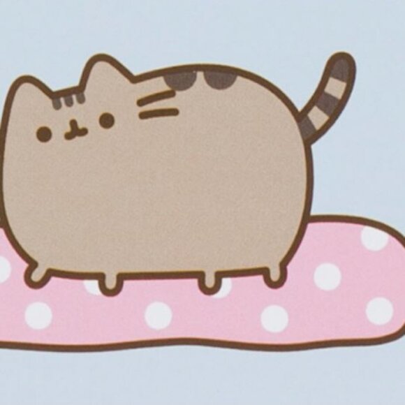 NWT PUSHEEN Spiral Hardcover Notebook with Pen and Stickers - Picture 4 of 7